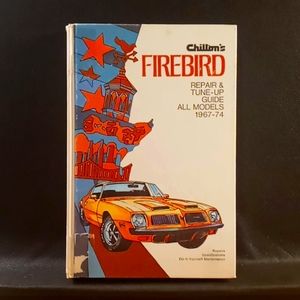 Hardback Chilton's 1967-74 Pontiac Firebird Repair & Tune-Up Guide